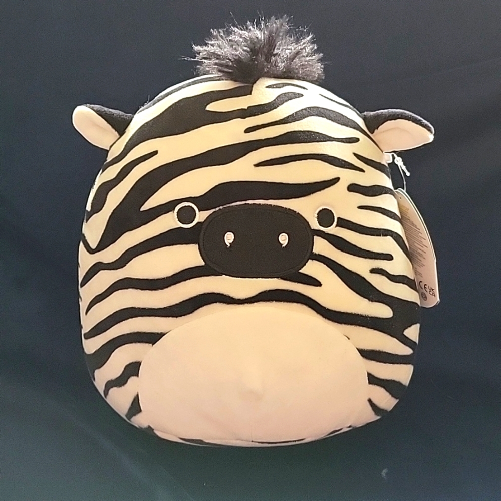 NWT Squishmallow Zebra Freddie 8 inch